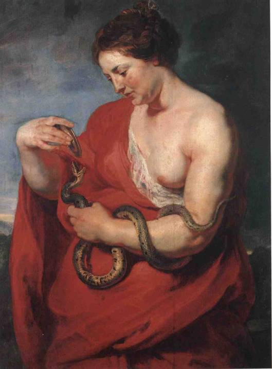 Rubens Peeter Paulus: Bohyn zdrav Hygieia (Nrodn galerie, Praha)