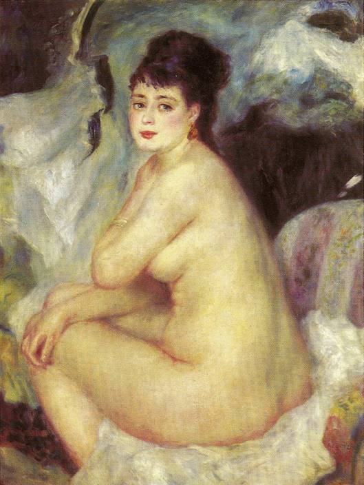 Renoir Auguste: Anna, 1876, 92 x 73 cm (Sankt-Petrburg, Ermit)