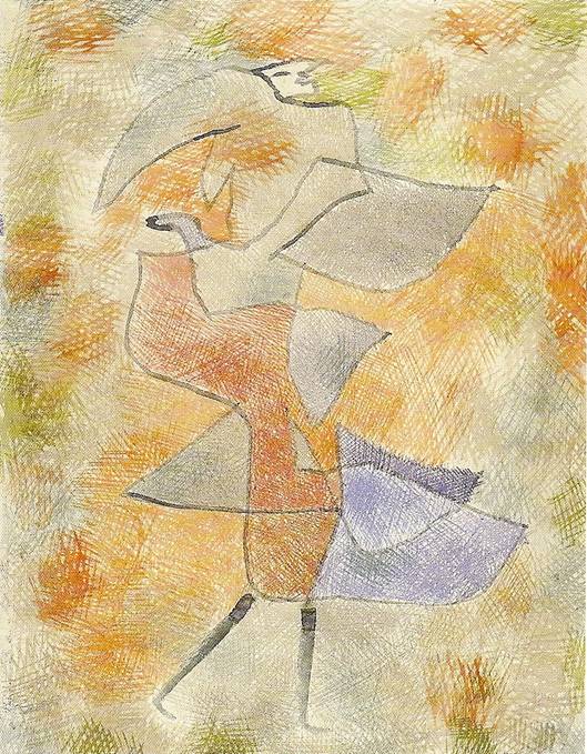Klee Paul: Diana vpodzimnm vtru, 1934, 63 x 48 cm