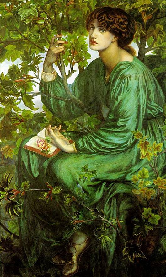 Rossetti: Snn za blho dne, 1880, 160 x 92 cm