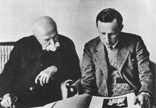 Tom Garrigue Masaryk se spisovatelem Karlem apkem