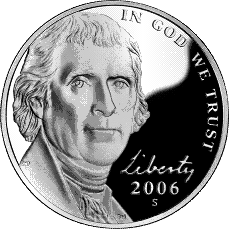 Jefferson na 5-centov minci