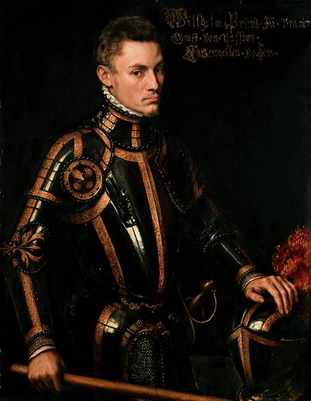 Vilm I. Oransk na obraze Antonia Mora zroku 1554