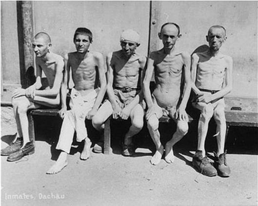 Vzov po osvobozen koncentranho tbora v Dachau