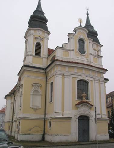 Barokn kostel v Romitle pod Temnem