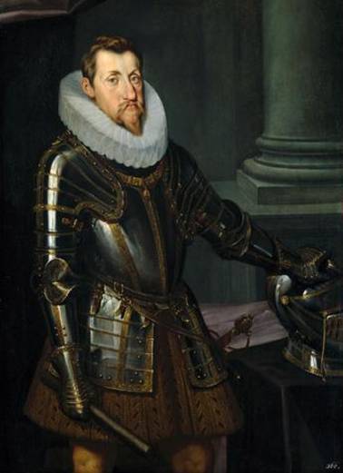 Ferdinand II. ve zbroji, od neznmho autora (1614)