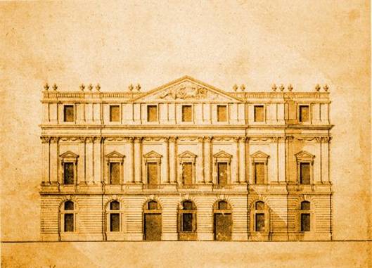 Pln divadla La Scala (1779)