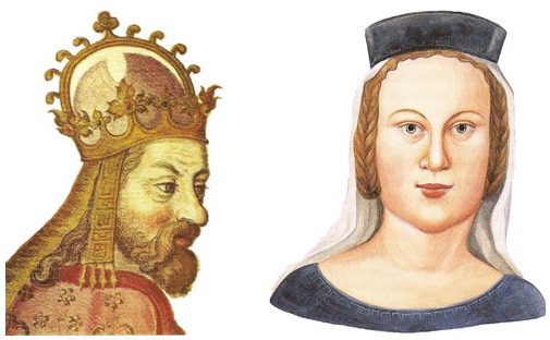 Karel IV. a Blanka zValois