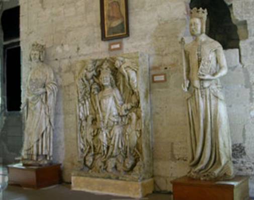 Karel IV. a Blanka zValois v papeskm palci vAvignonu
